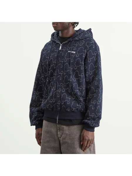 Bluza z kapturem Ttt Msw granatowa