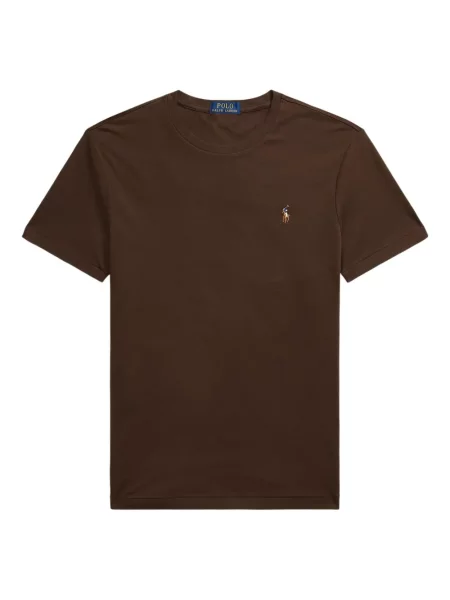Ριγέ polo Polo Ralph Lauren με κουκούλα με αυτόγραφο λευκό