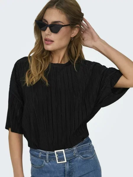 ONLY Ravenna T-shirt Black μαύρο