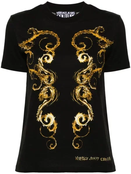 Tricou Versace Jeans Couture negru