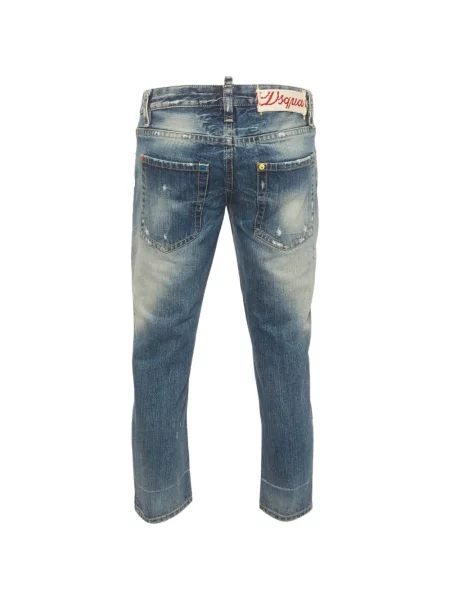 Blugi Dsquared2 zdrențuiți albastru