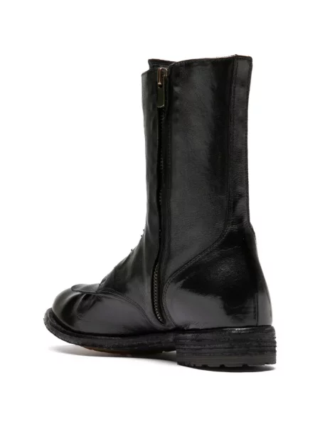 Botine Officine Creative din piele negru