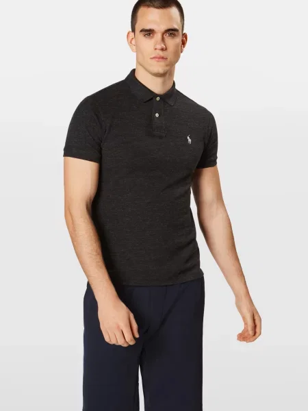 Polo Ralph Lauren Polo majica Classics Slim Fit siva