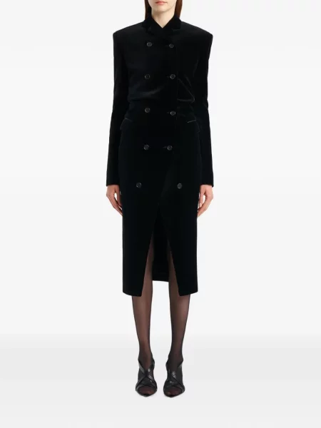 Palton Khaite negru