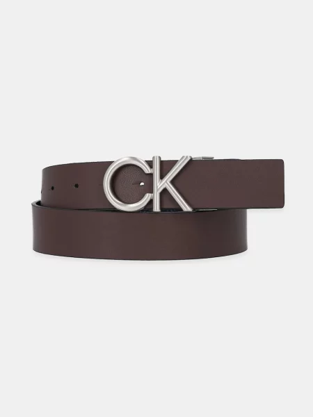 Кожен с две лица Calvin Klein мъжки кафяво