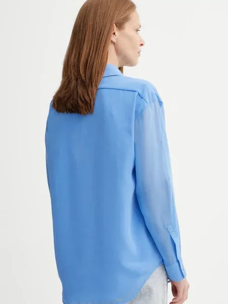 Calvin Klein koszula fioletowa