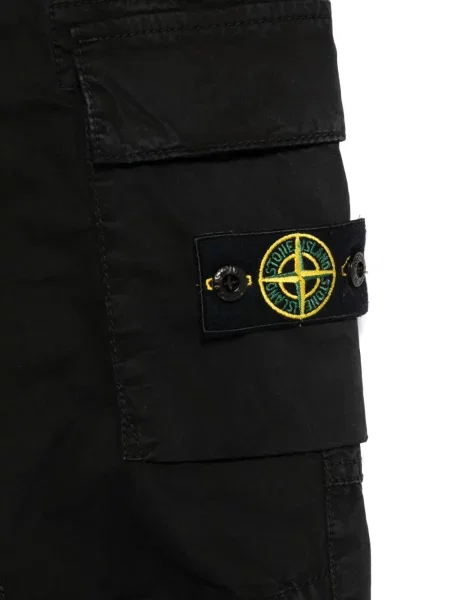 Spodnie dziecięce Stone Island czarne