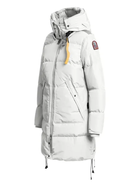 Długa parka Parajumpers z kapturem biała
