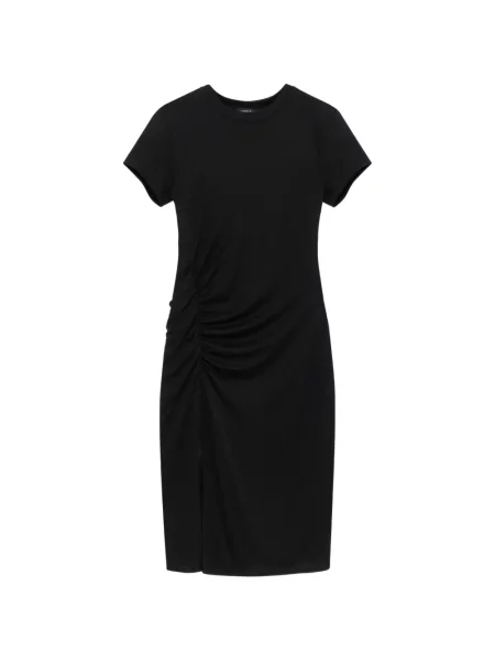 Rochie midi Anine Bing până la genunchi cu crăpătură de costum negru