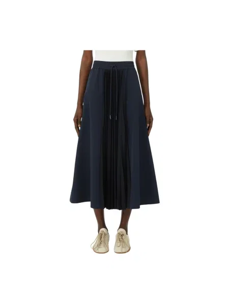 Spódnica midi Weekend Max Mara niebieska