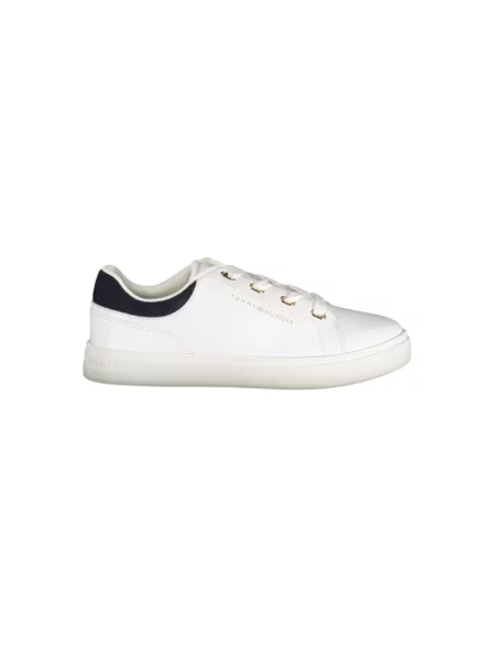 Sneakersy Tommy Hilfiger skórzane casual białe