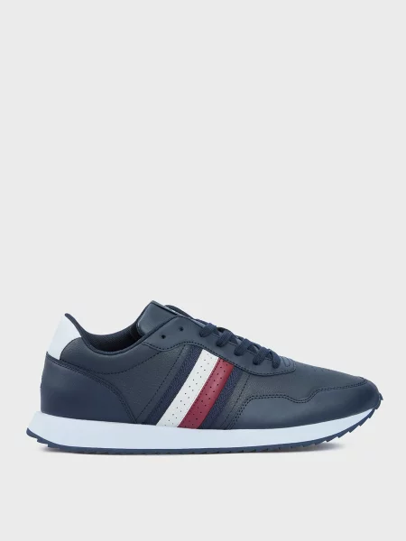 Шкіряні кросівки Tommy Hilfiger сині