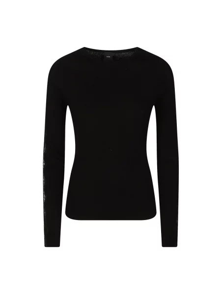 Sweter Pinko z długim rękawem czarny