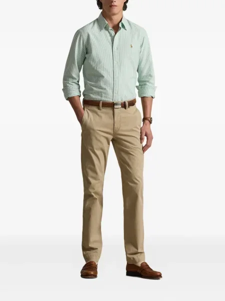 Șapcă Polo Ralph Lauren cu broderie din țesătură twill în carouri albastru