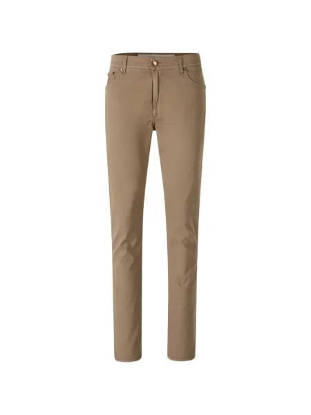 Pantaloni Richard J. Brown cu broderie maro