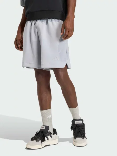 Повседневные переработанный шорты Adidas серые