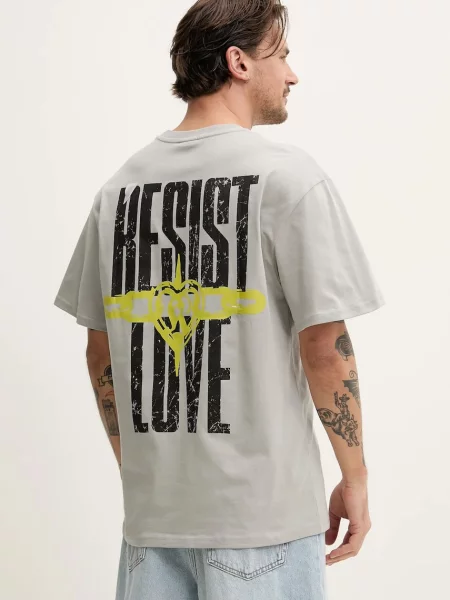 Karl Kani T-Shirt Resist Love szary