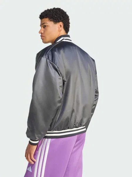 Бомбер Adidas черный