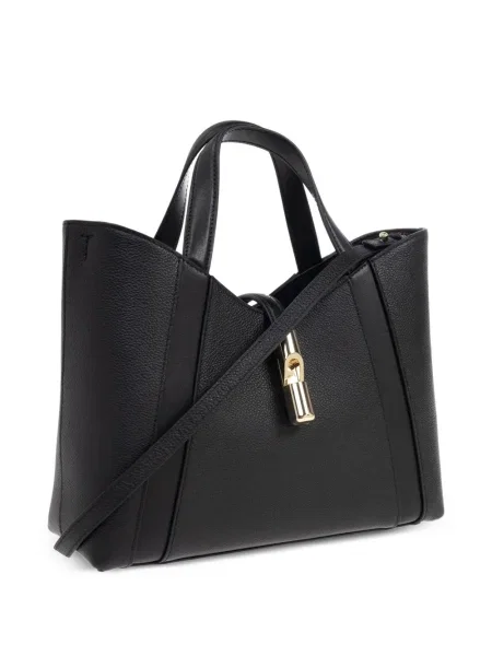 Geanta de piele Furla din piele negru