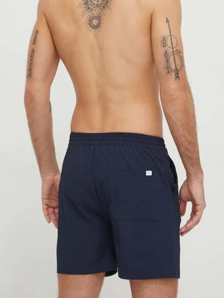 Les Deux pantaloni scurti de baie marin albastru