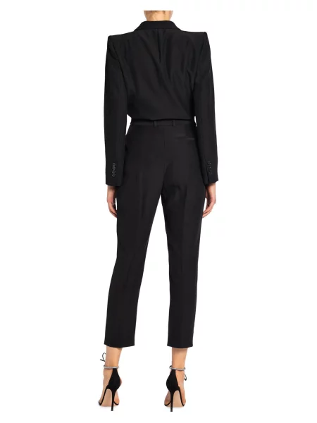 Alexander Mcqueen Spodnie schwarz czarne