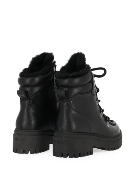 Botine Mexx cu șireturi din dantelă negru