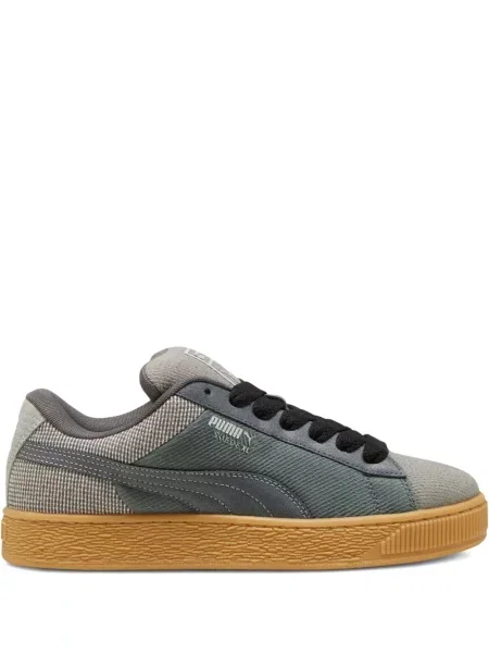 Sneakerși Puma Suede din piele de căprioară gri