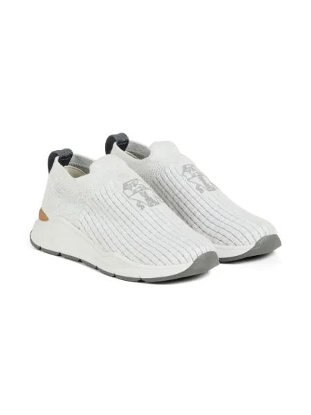 Sneakersy dziecięce Brunello Cucinelli białe