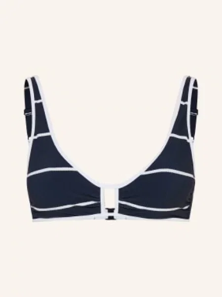 Watercult Góra Bikini Typu Bustier Coastal Lines blau biały
