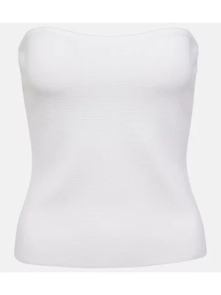 Top Gabriela Hearst de lână alb