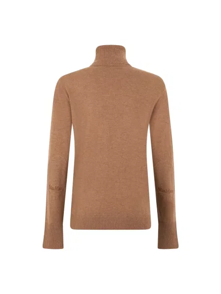 Sweter Max Mara brązowy