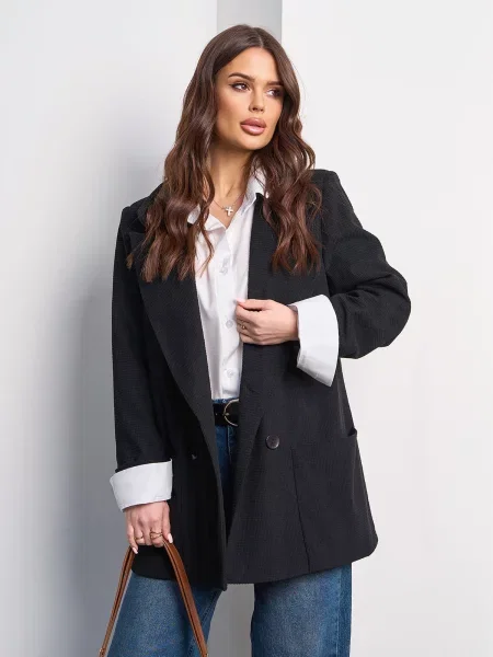 Піджак ISSA Plus чорний