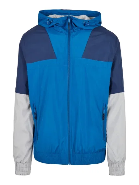 Běžecká přechodová bunda Urban Classics modrá
