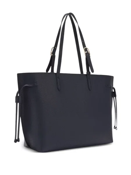 Geanta de piele Furla din piele albastru