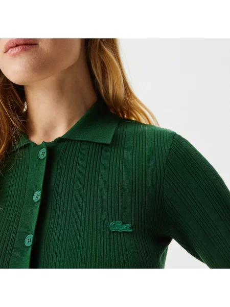 Lacoste Sukienki Lacoste zielona