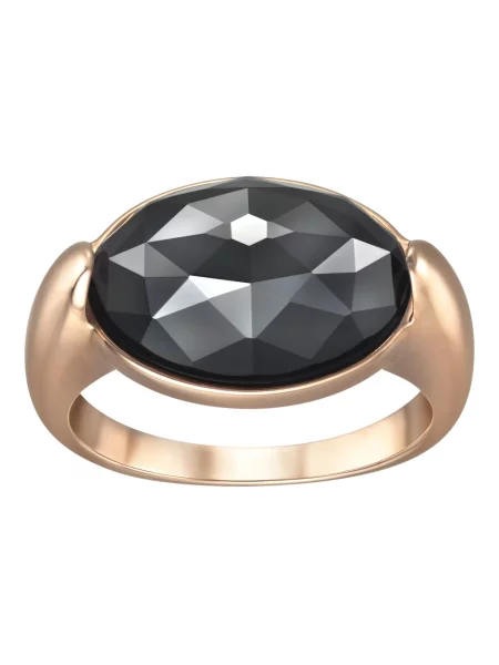 Pierścionek Swarovski czarny