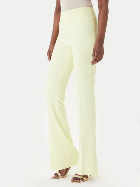 Rinascimento Spodnie materiałowe żółty