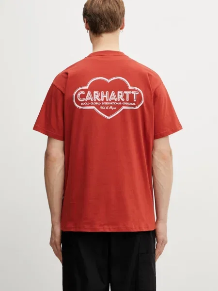 Футболка Carhartt Wip с сердечками