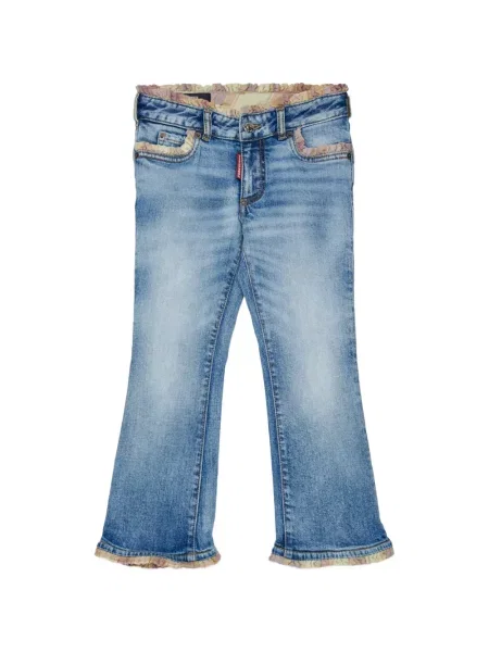 Jeansy dziecięce Dsquared2 niebieskie