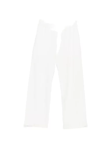 Pantaloni Diesel alergare cu autograf alb