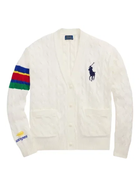 Kožna odgovarati kapa Polo Ralph Lauren s vezom plava