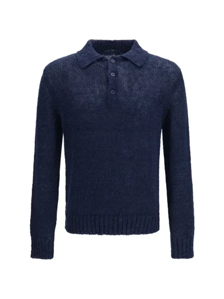 Laneni top Sunflower plava