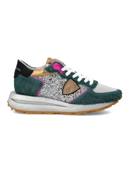 Buty do biegania Philippe Model skórzane do biegania szare