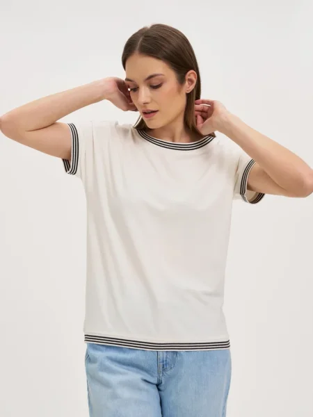 Tricou Marisse alb