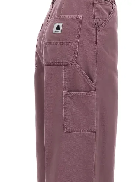 Blugi Carhartt Wip cu 5 buzunare violet