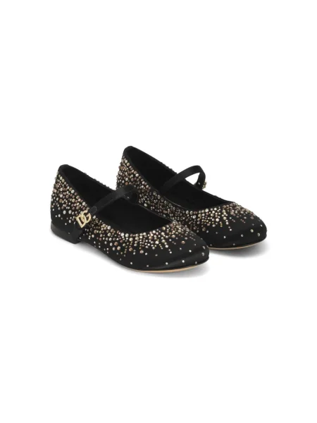 Balerinki dziecięce Dolce And Gabbana czarne