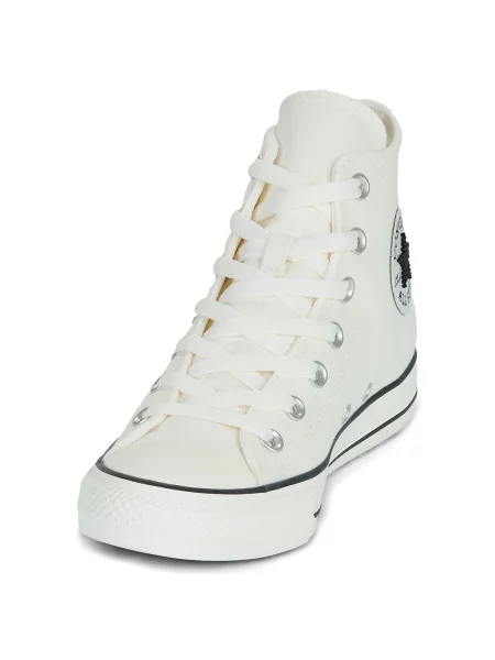 Pantofi Converse cu mărgele alb