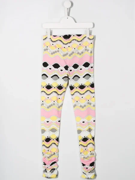 Legginsy dziecięce Pucci różowe
