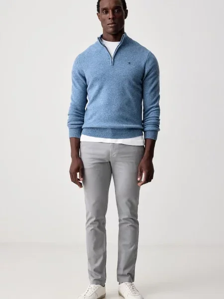 Hackett London pulover pentru bărbați din lână albastru