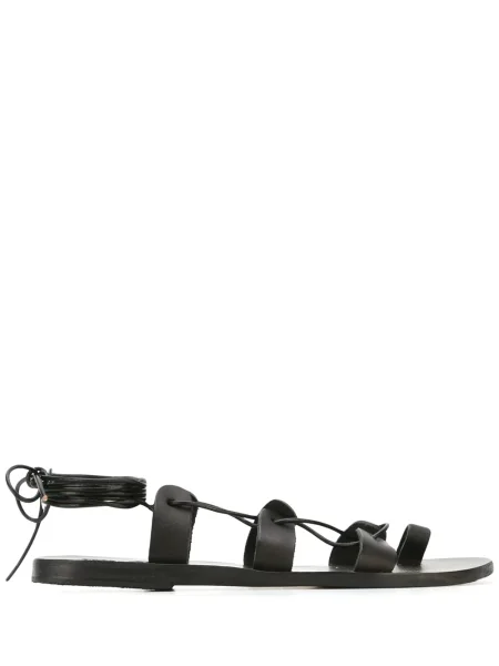 Sandale Ancient Greek Sandals cu șireturi din dantelă negru